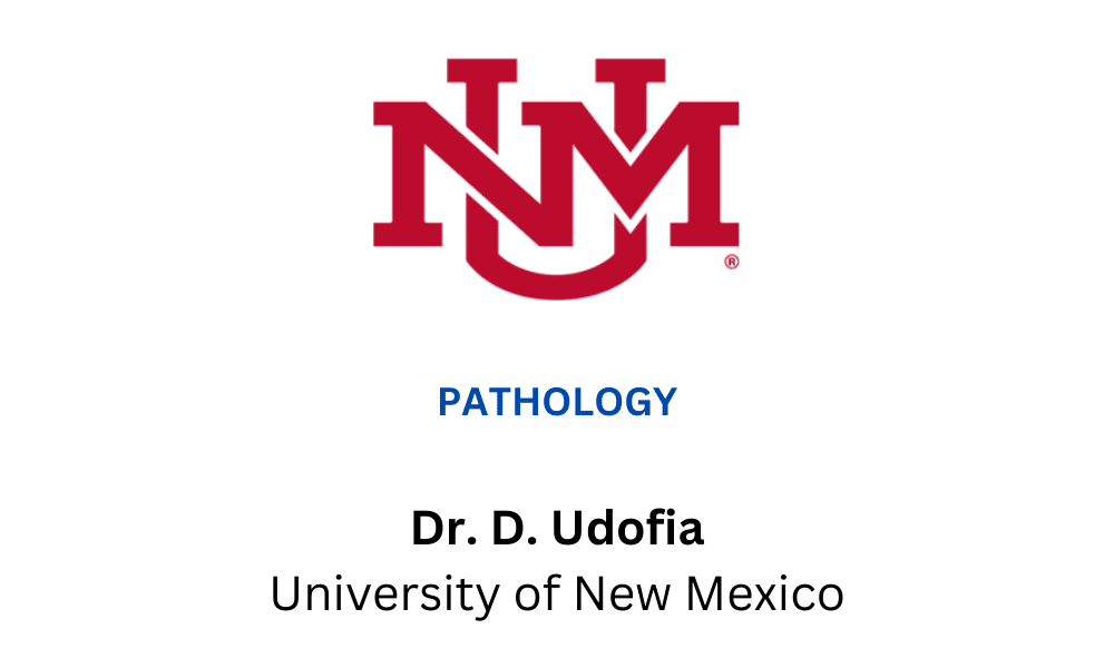 Dr. D. Udofia University of New Mexico