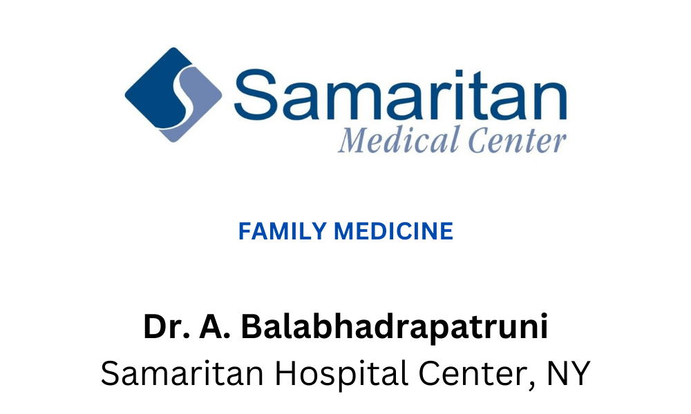 Dr. A. Balabhadrapatruni Samaritan Hospital Center, NY
